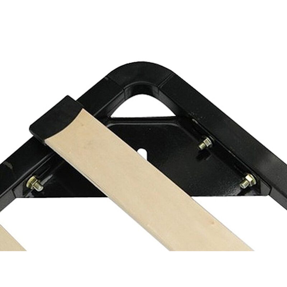 Łóżko tapicerowane 140 x 200 cm szare PARIS