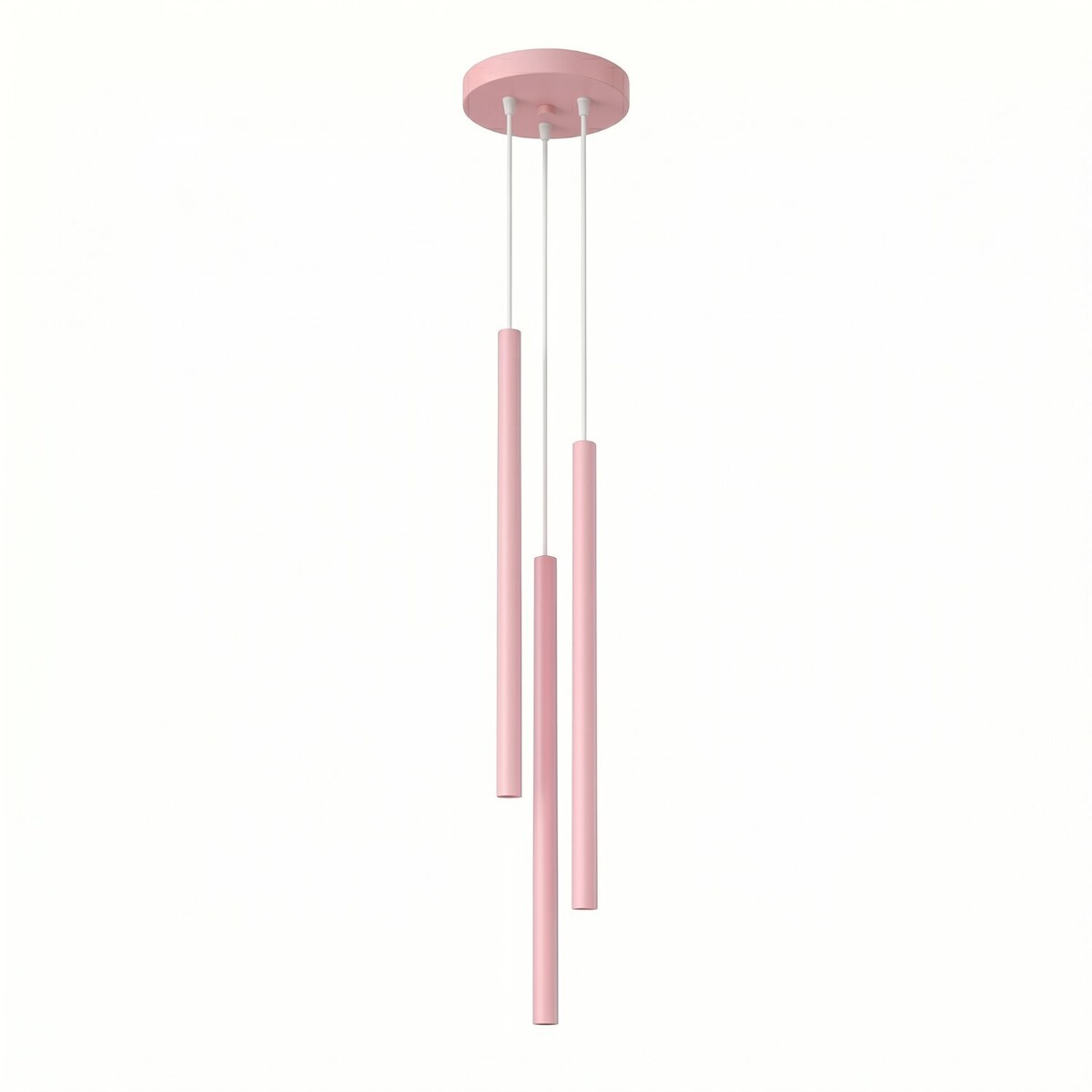 Lampa wisząca PASTELO 3P różowa