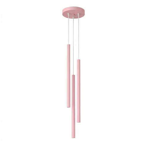 Lampa wisząca PASTELO 3P różowa