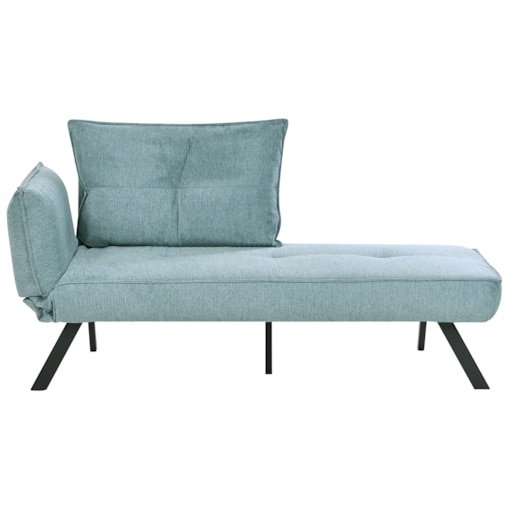 Szezlong lewostronny ROCAMADOUR Błękitny