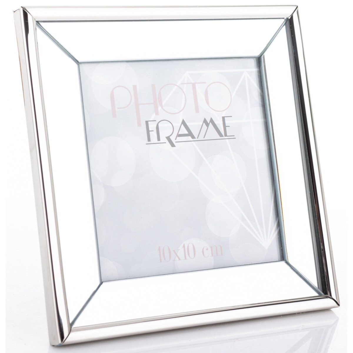 Ramka srebrna na zdjęcie 15x15x1,5-8 cm CONFINE