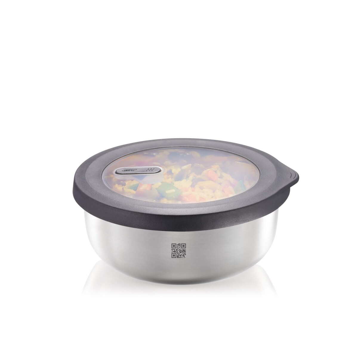 Stalowy pojemnik okrągły PROVIDO 1 ltr