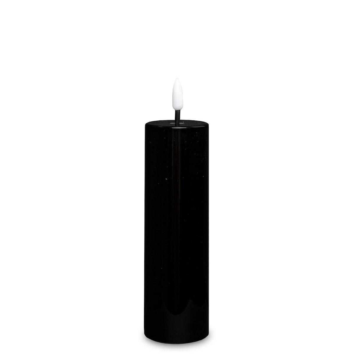 Świeca LED z tworzywa sztucznego Timer 24x5x5 cm MOMBATTI-3 czarna