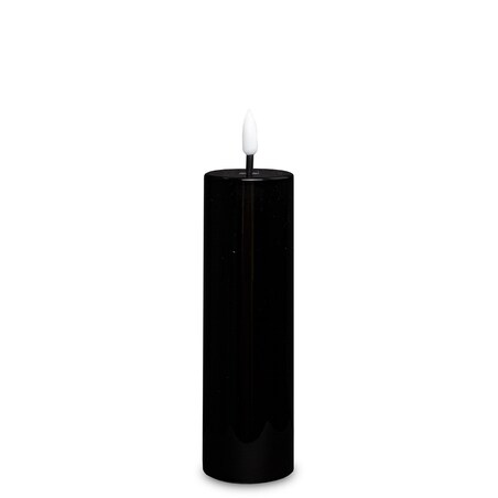 Świeca LED z tworzywa sztucznego Timer 24x5x5 cm MOMBATTI-3 czarna