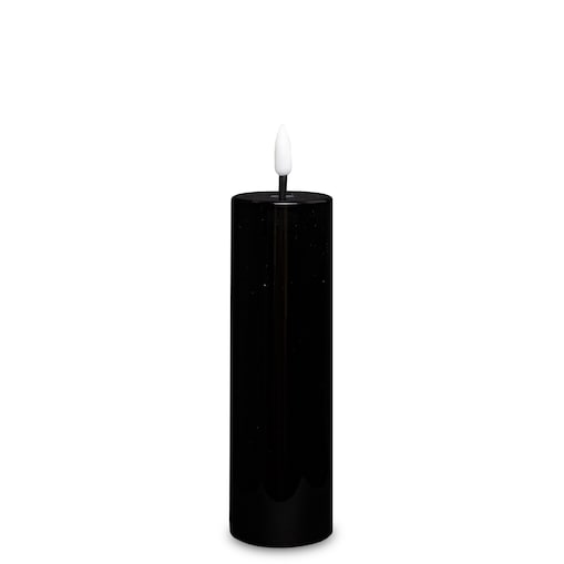 Świeca LED z tworzywa sztucznego Timer 24x5x5 cm MOMBATTI-3 czarna