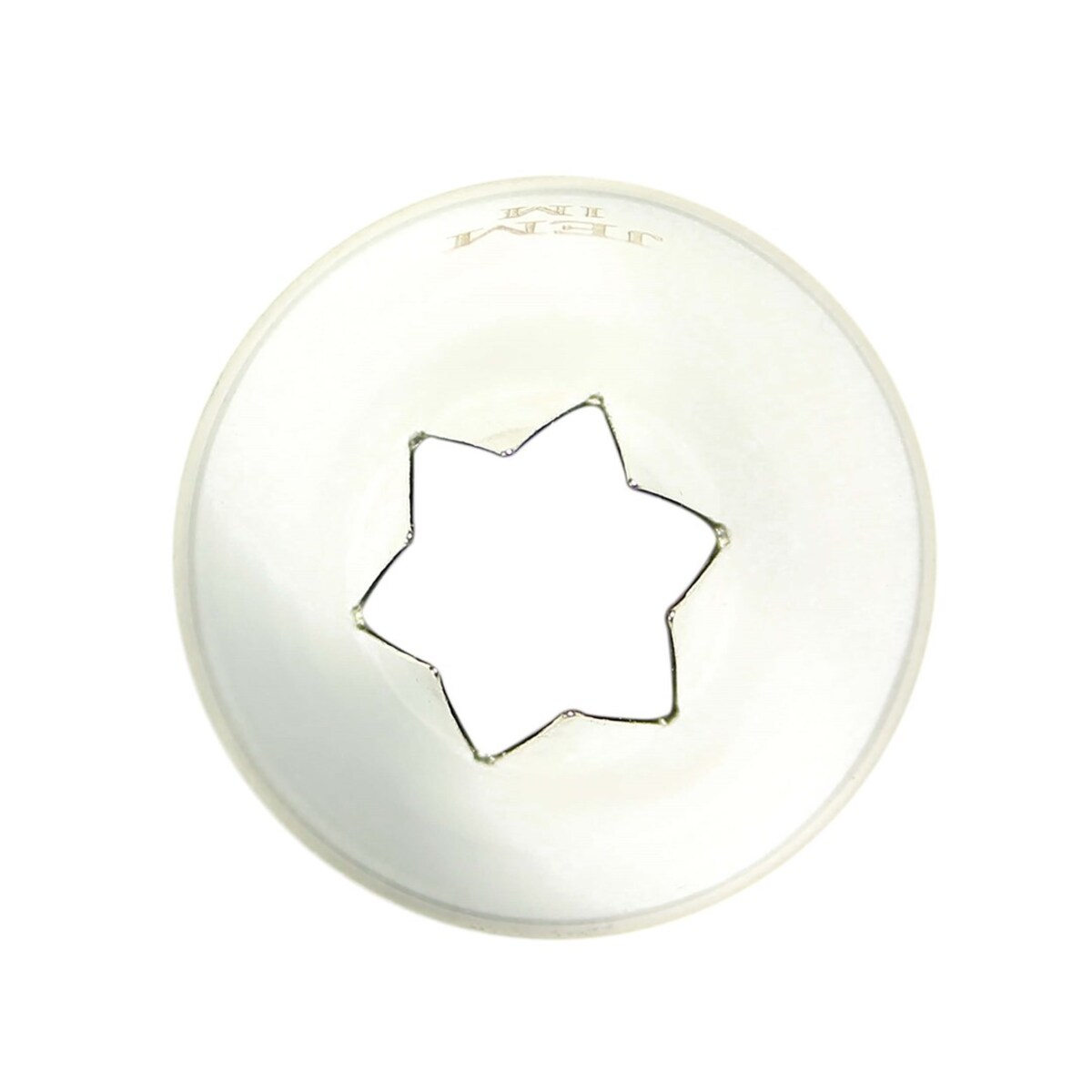 PME Stalowa końcówka dekoracyjna mała gwiazdka