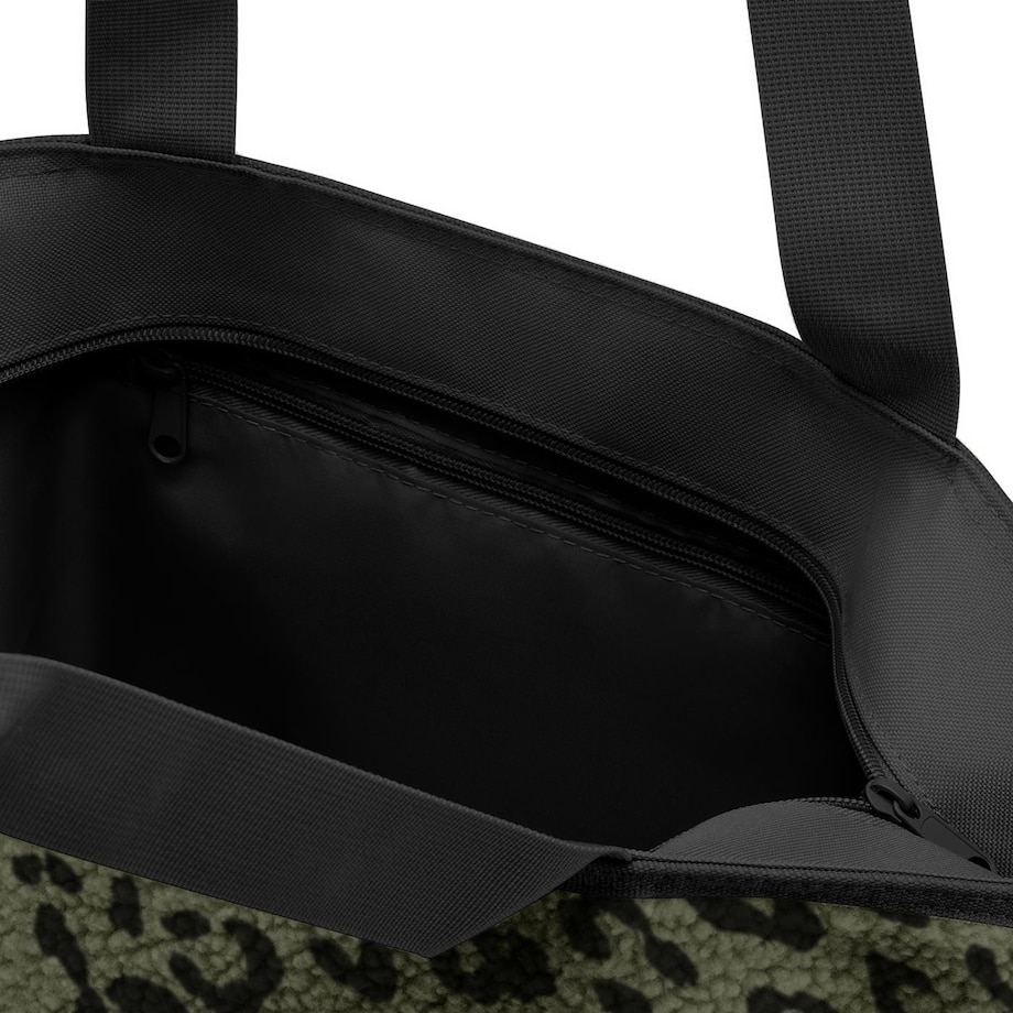 Torba SHOPPER M, teddy leo olive