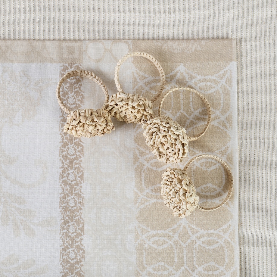 Powlekane podkładki Beige Symphony - 4 sztuki