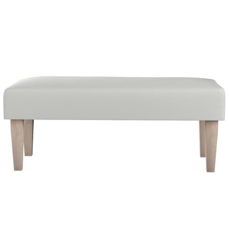 Ławka, jasny popiel, 100 x 40 x 40 cm, Etna