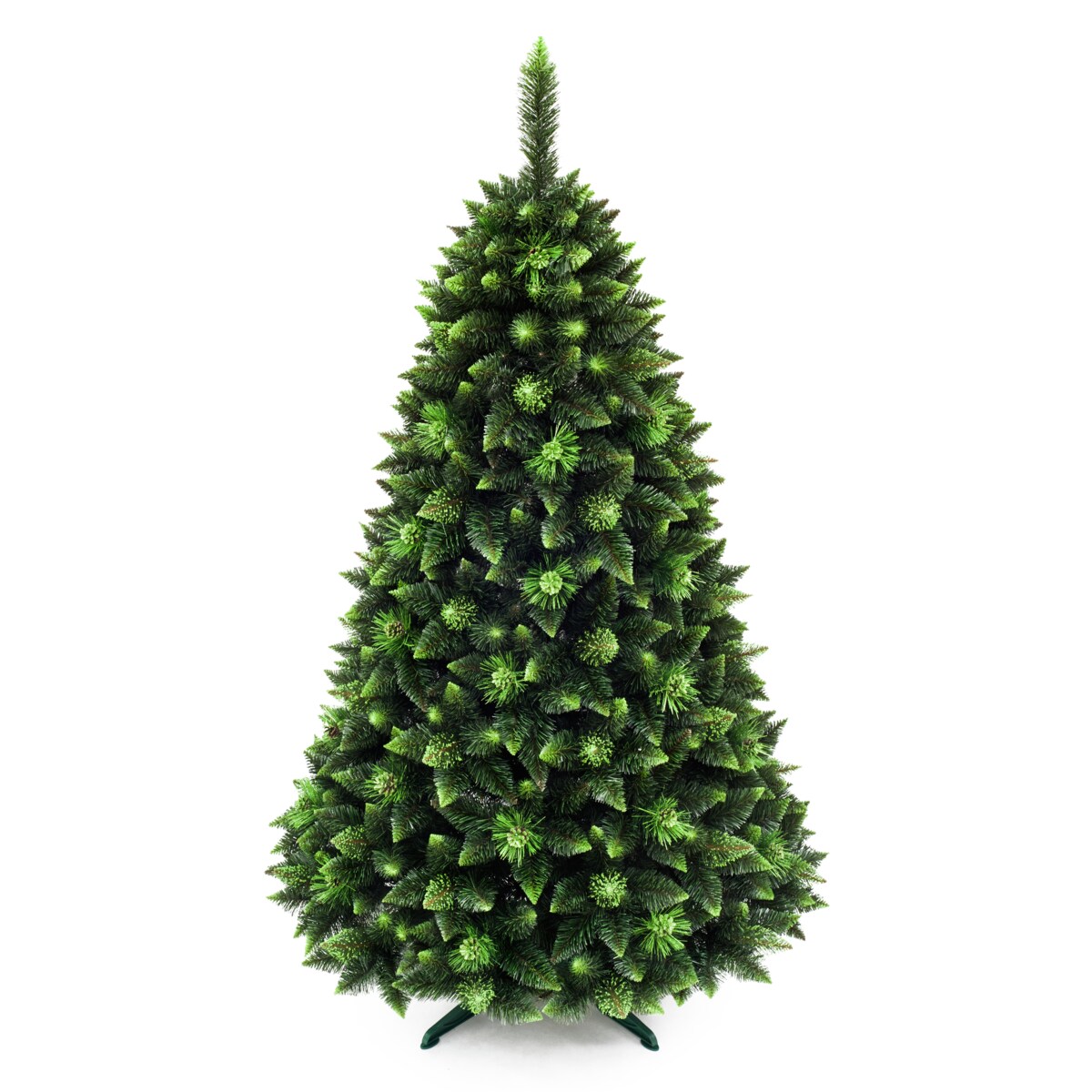 Choinka sztuczna Sosna oliwkowa z kryształkami