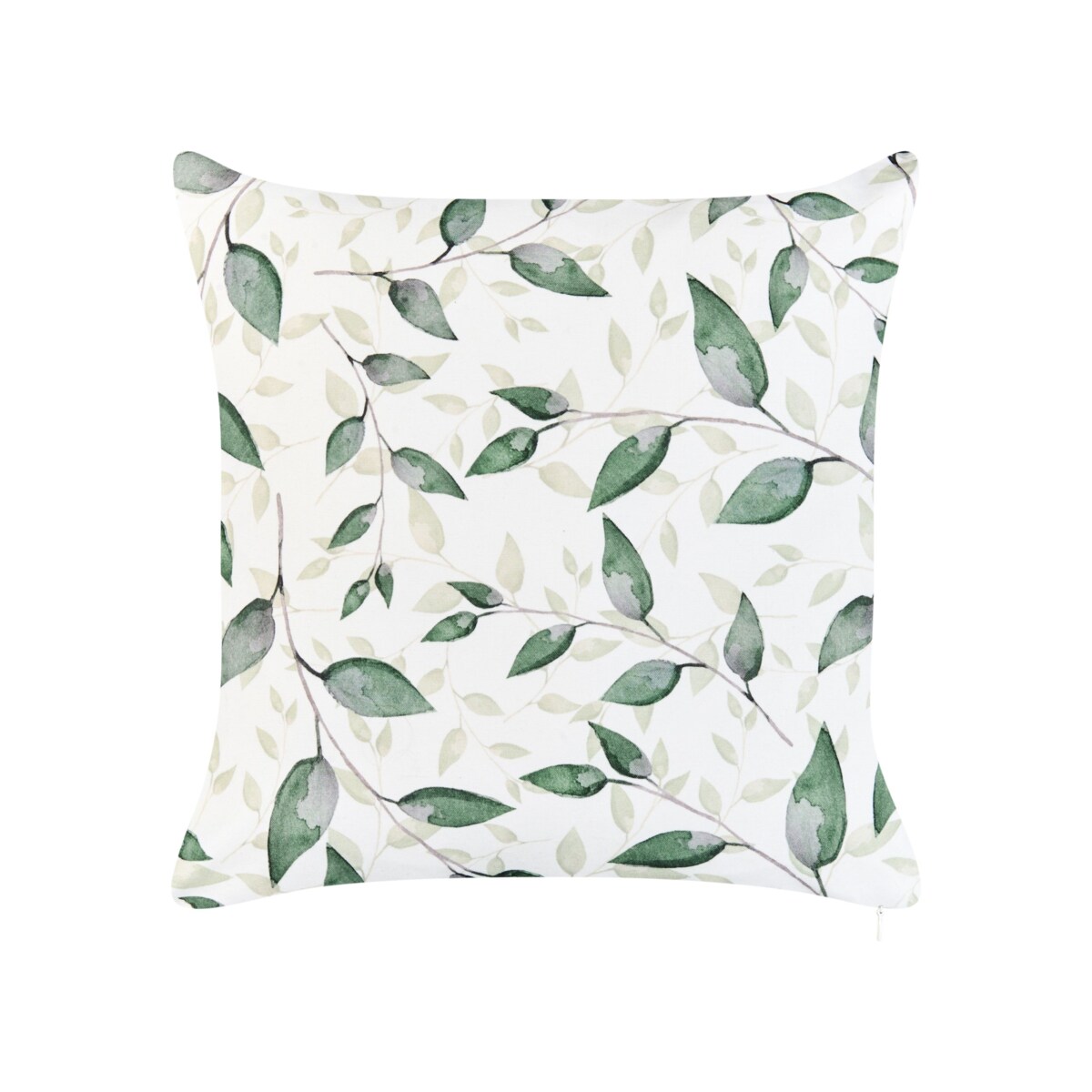 Zestaw 2 poduszek ogrodowych FLYLEAF Wzór roślinny 45 x 45 cm Zielony