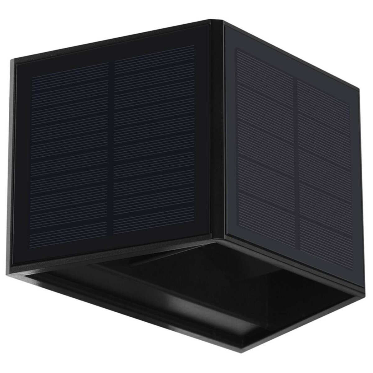 Solarny kinkiet Wings EKO9097 Ekolight LED 2W 3000K zewnętrzny IP54 czarny