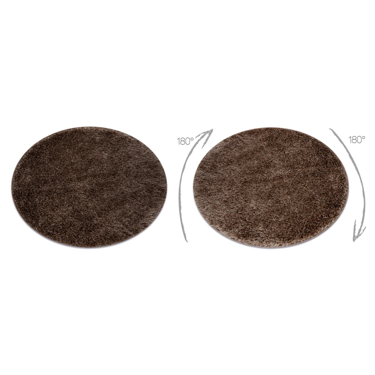 Dywan łazienkowy SYNERGY koło glamour, koło 50 cm