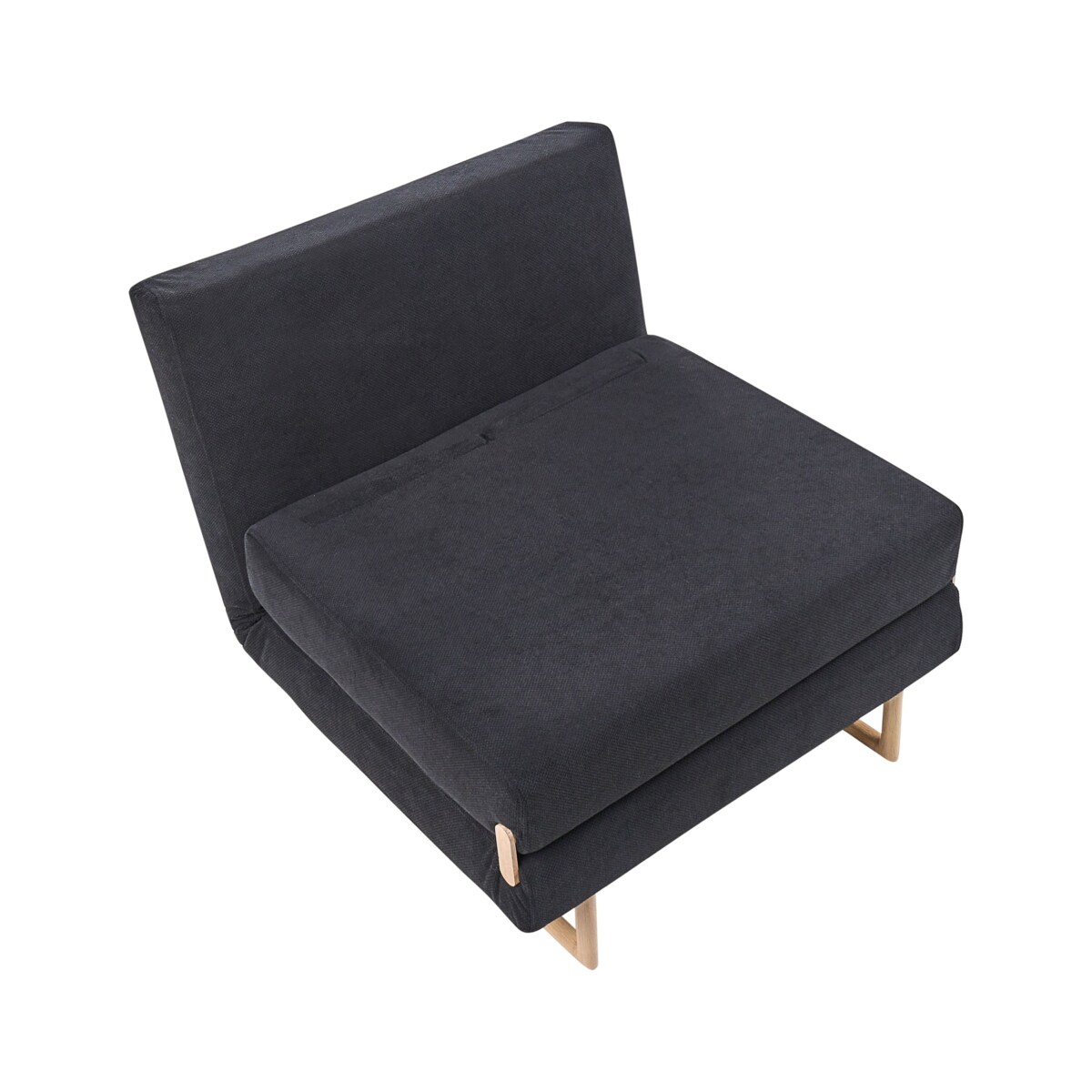 Sofa rozkładana jednoosobowa JERSLEV Czarny