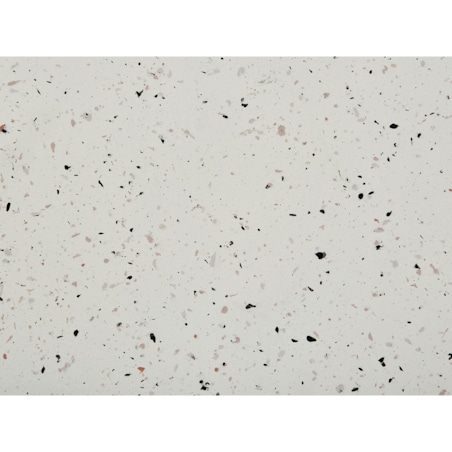 Stolik pomocniczy biały z efektem lastryko CAORIA