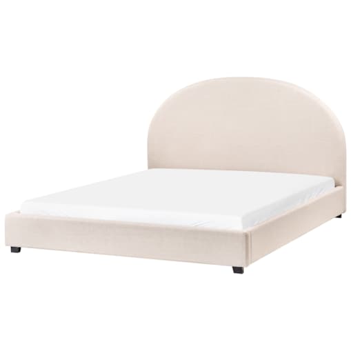 Łóżko wodne VAUCLUSE 160 x 200 cm Jasnobeżowy