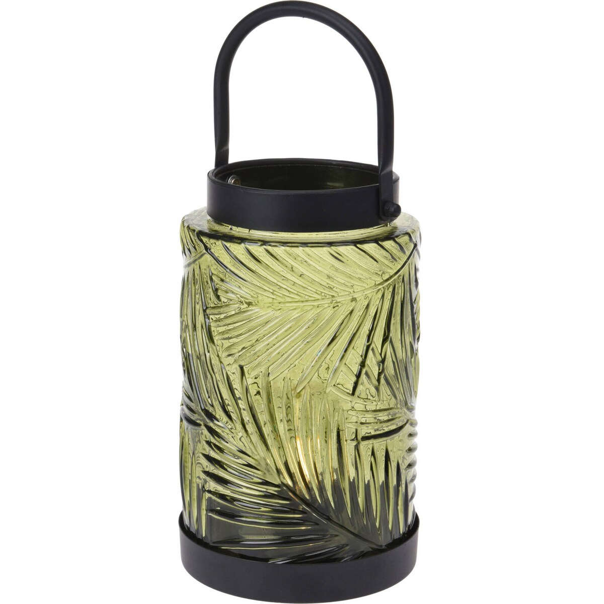 Latarenka LED, kolorowe szkło, 20,5 cm