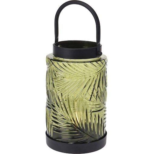 Latarenka LED, kolorowe szkło, 20,5 cm