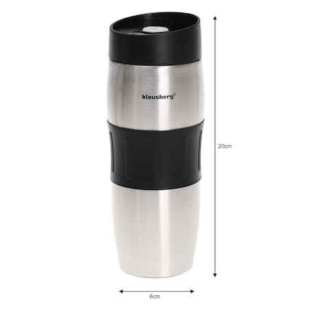 Kubek termiczny na kawę quick stop 380ml 4 kolory KLAUSBERG