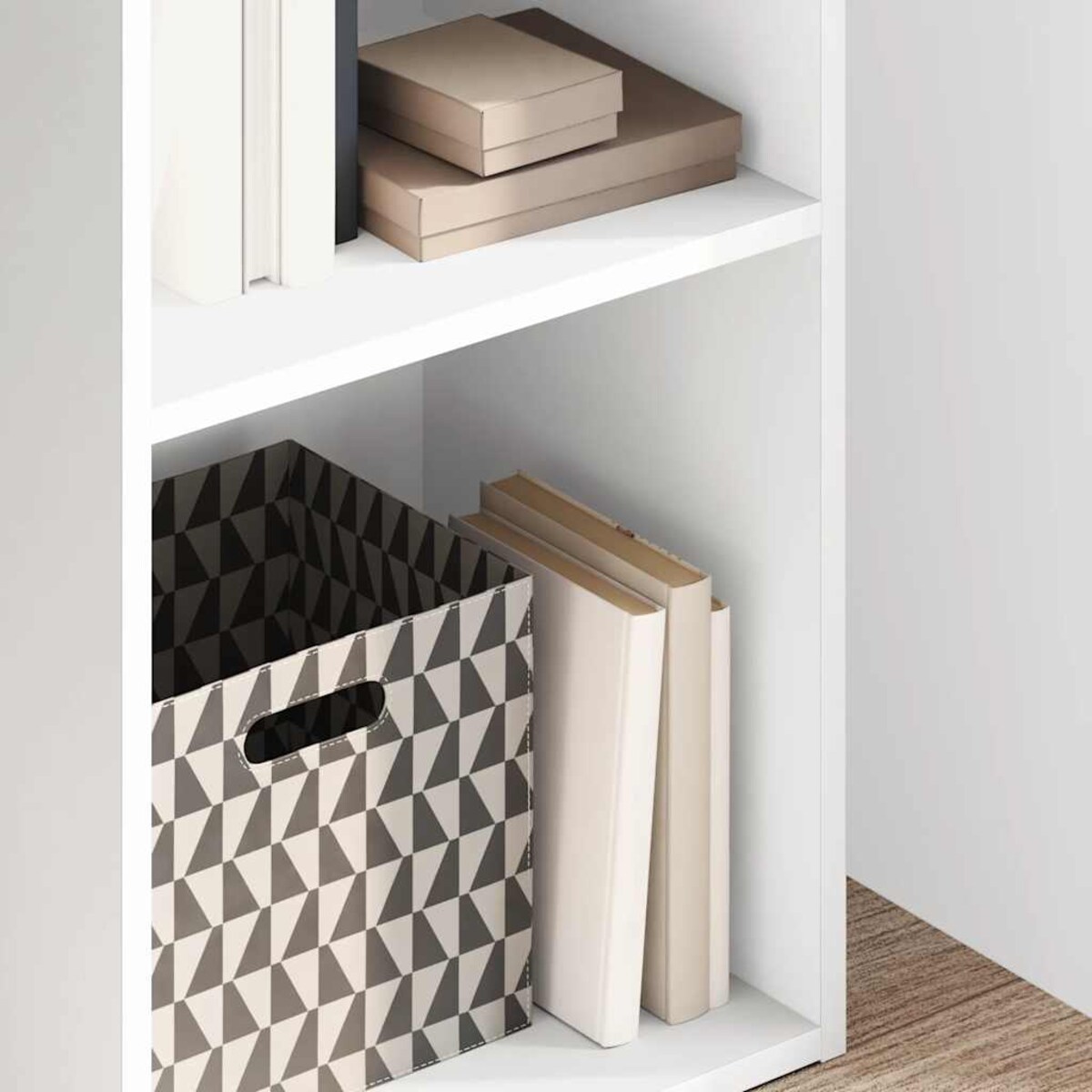 vidaXL Regał na książki, biały, 40x30x152 cm, materiał drewnopochodny