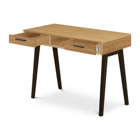 KONSIMO FRISK Biurko skandynawskie z drewna dębowego