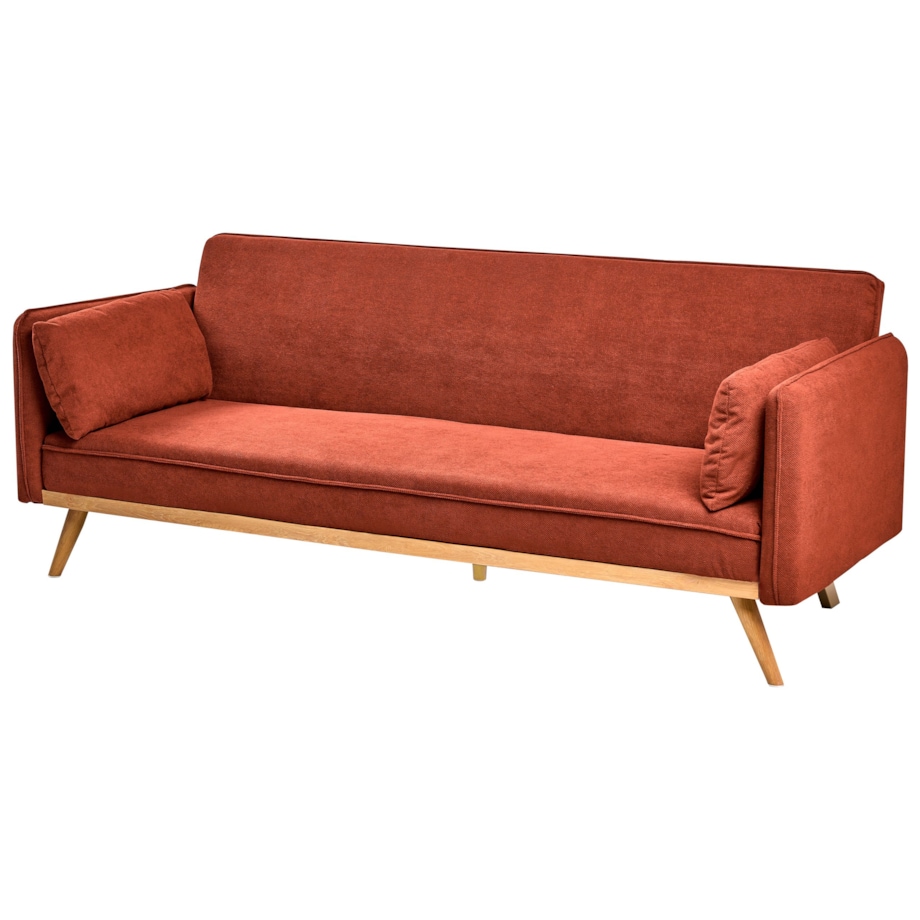 Sofa rozkładana ASAA Czerwony