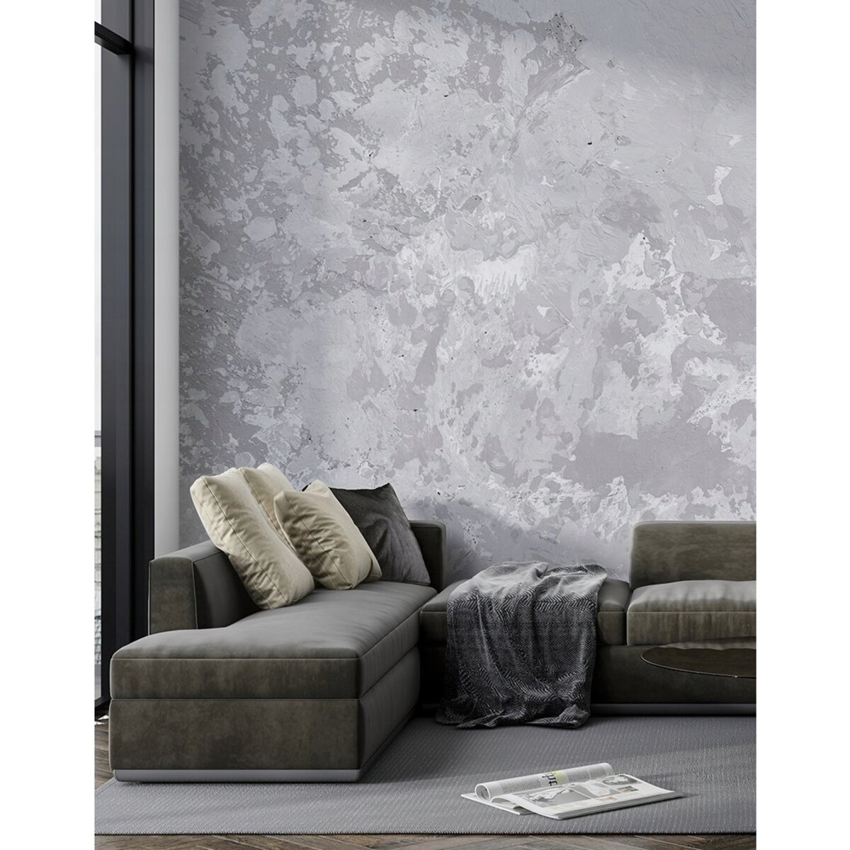 Fototapeta Teksutra Betonowej Ściany Do Sypialni Salonu 400X280