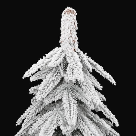 vidaXL Sztuczna choinka, ośnieżona, 150 cm