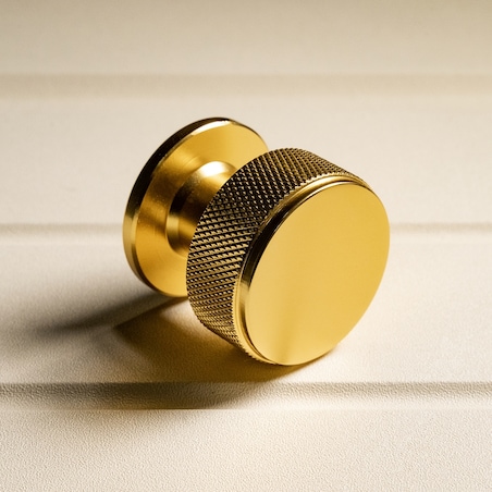 Gałka meblowa uchwyt do mebli złota okrągła 30 mm