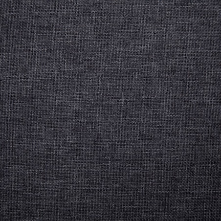 vidaXL Ławka, 139,5 cm, ciemnoszara, poliester