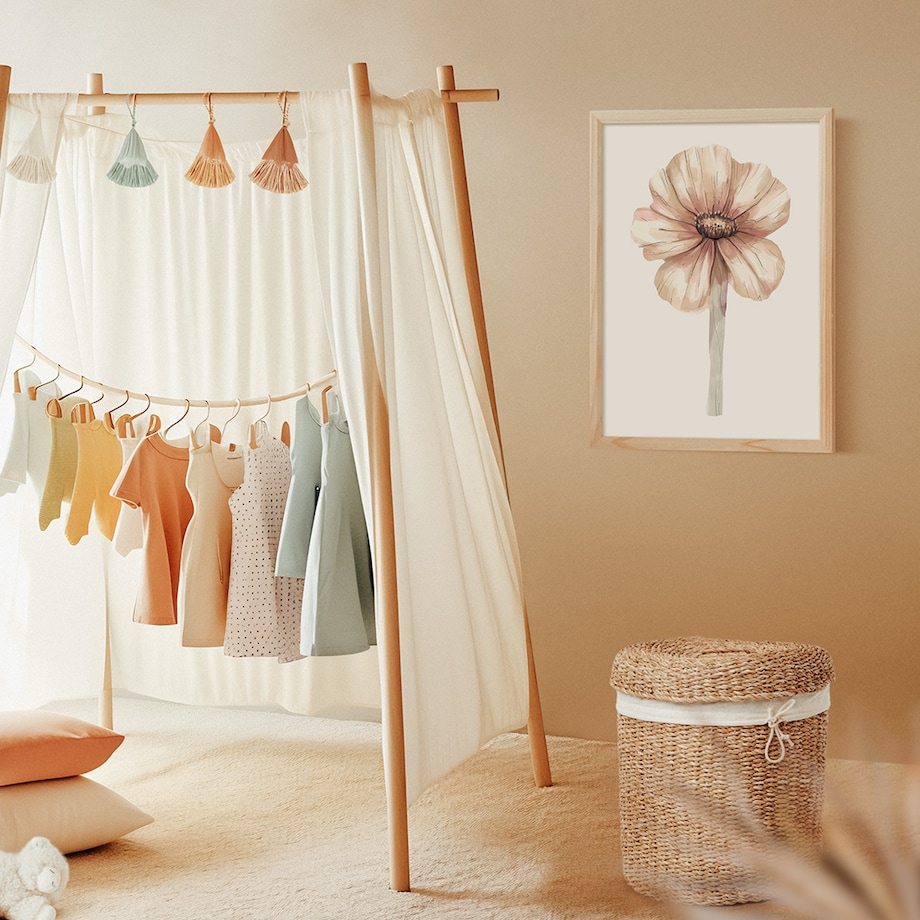 Plakat dla dzieci Kwiat 3 40x50