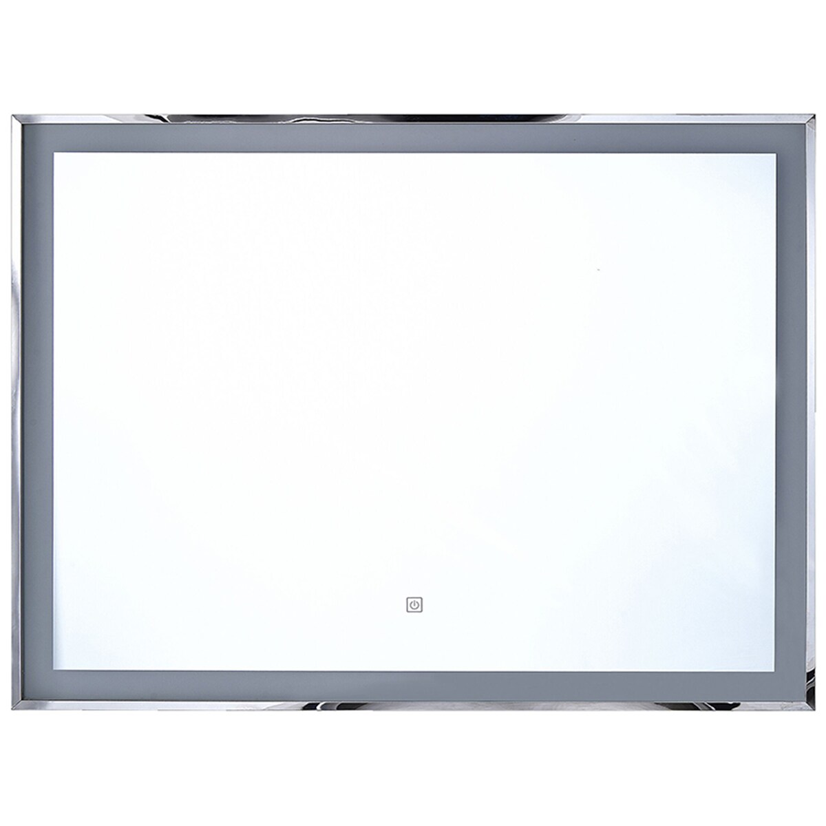 Lustro łazienkowe LED ARGENS 90 cm 70 cm Srebrny