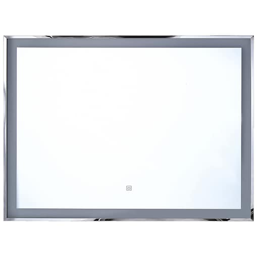 Lustro łazienkowe LED ARGENS 90 cm 70 cm Srebrny