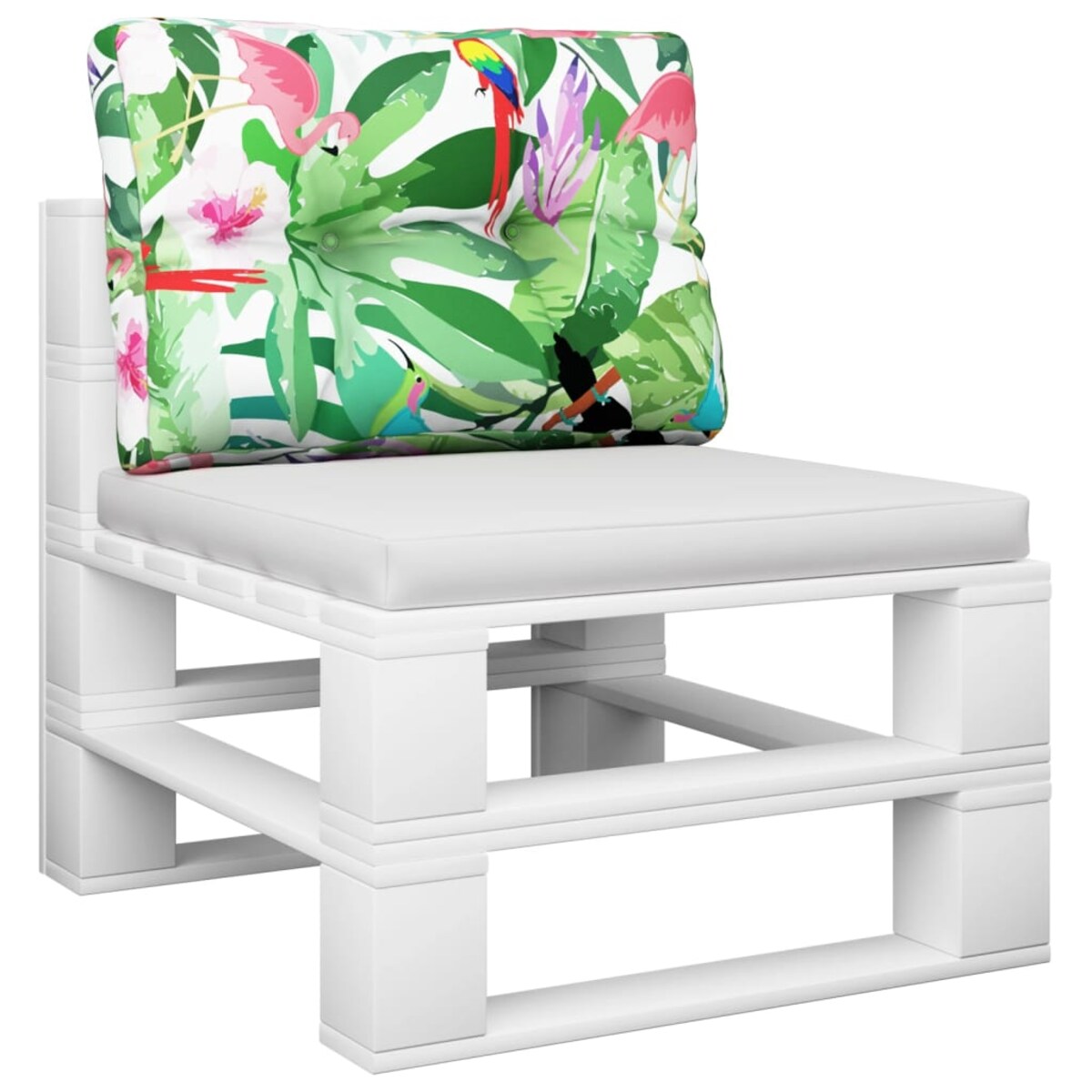 vidaXL Poduszka na paletę, wielokolorowa, 60x40x12 cm, tkanina