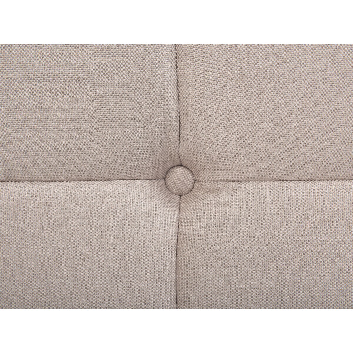 Łóżko kontynentalne tapicerowane 90 x 200 cm beżowe ADMIRAL