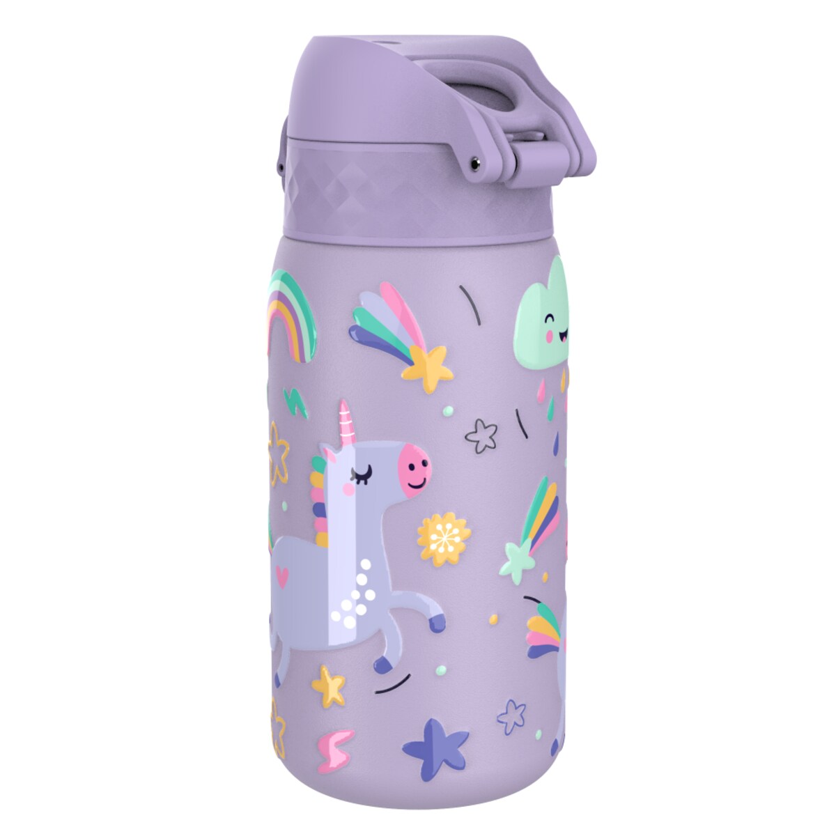 Butelka ION8 Single Wall I8SS400PVUNI Unicorns (Periwinkle)