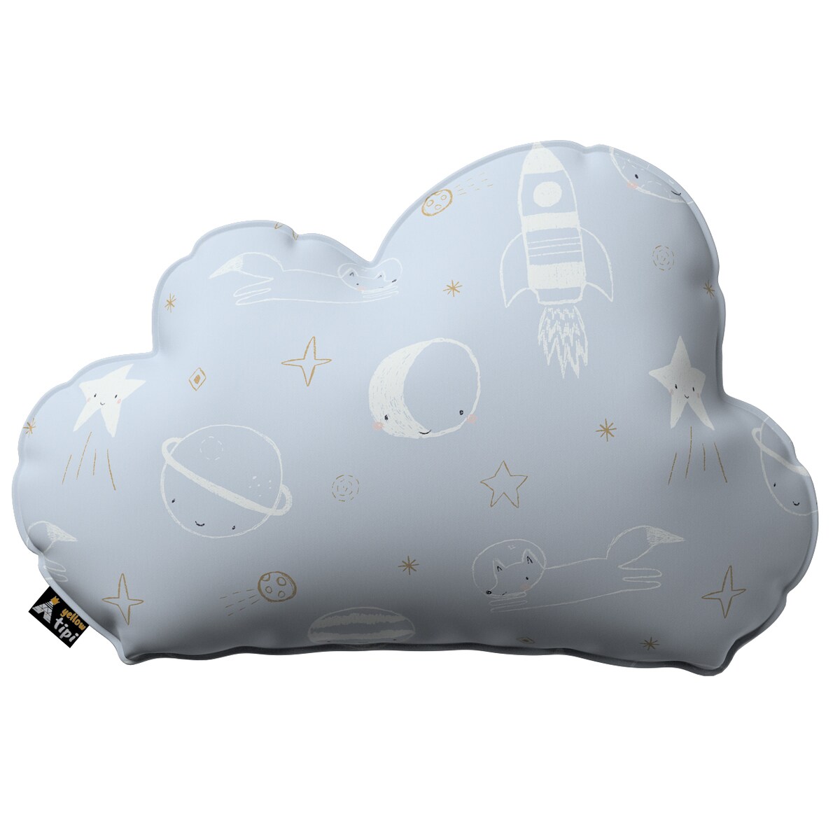 Poduszka Soft Cloud, szary, 55x15x35cm, Magic Collection