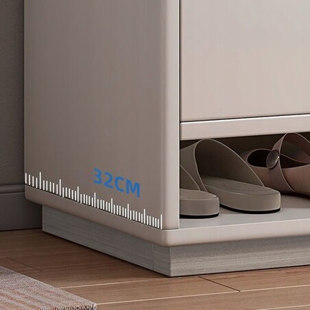 Nowoczesna komoda szafka biała pojemna na buty obuwie regał 2 drzwi duża