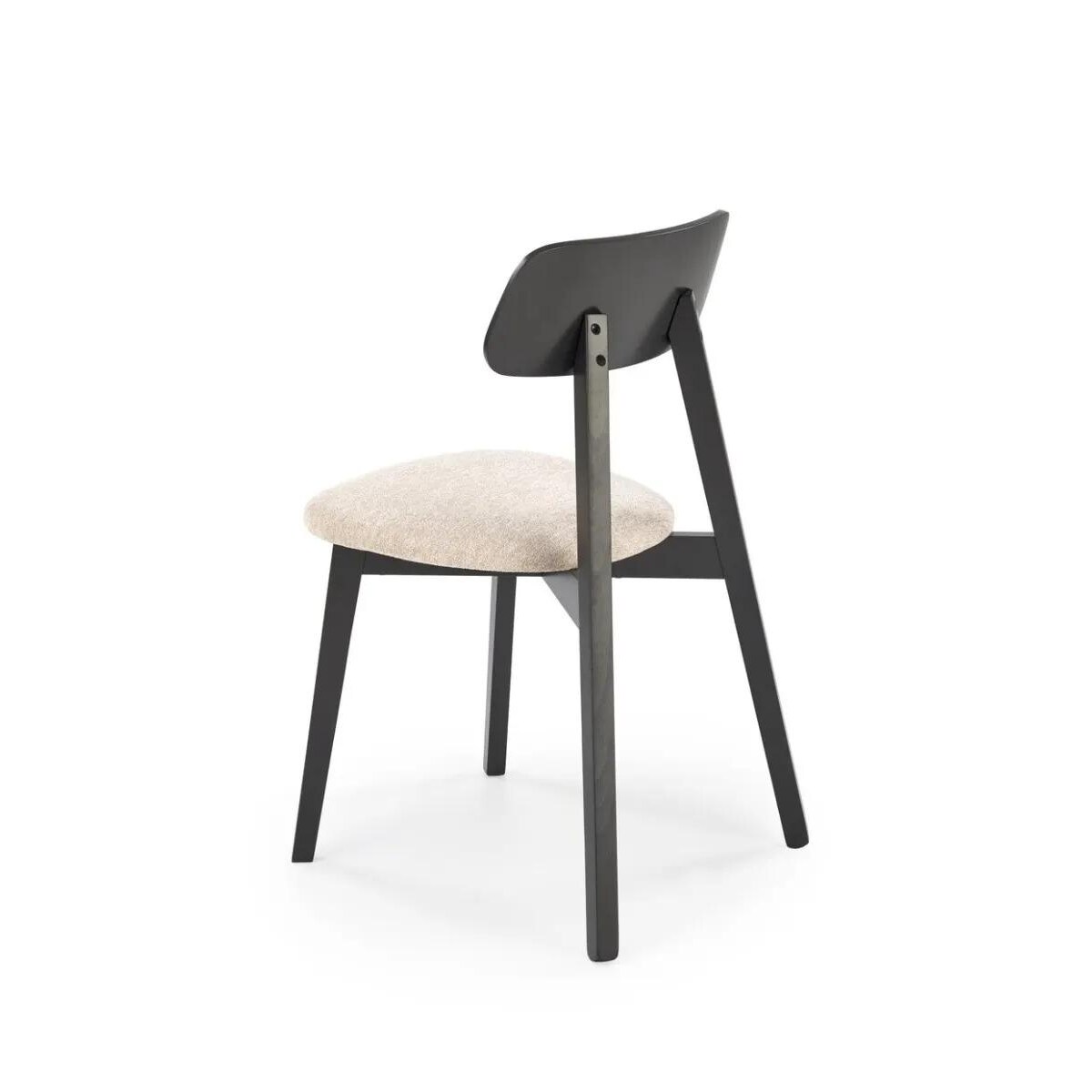 Krzesło HYLO czarne/beżowe