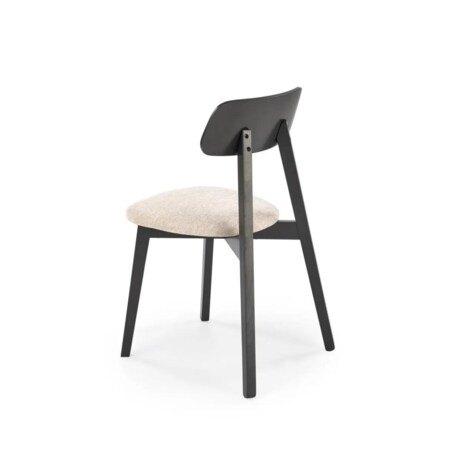 Krzesło HYLO czarne/beżowe