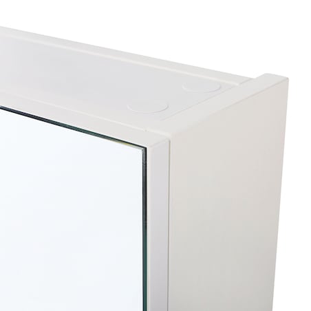 Szafka łazienkowa wisząca z lustrem NAVARRA 60 cm 60 cm Biały