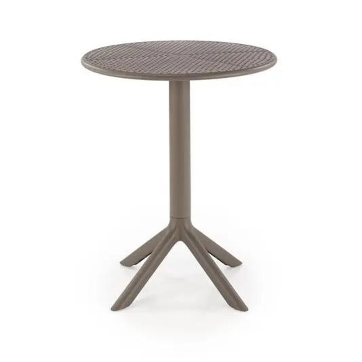 Stolik ogrodowy CALVO 60x60 khaki z tworzywa PVC