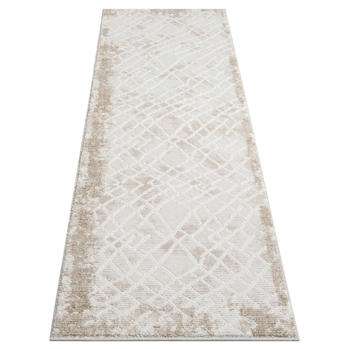 Dywan strukturalny vintage abstraktcja Antique 2150 Krem 80x300