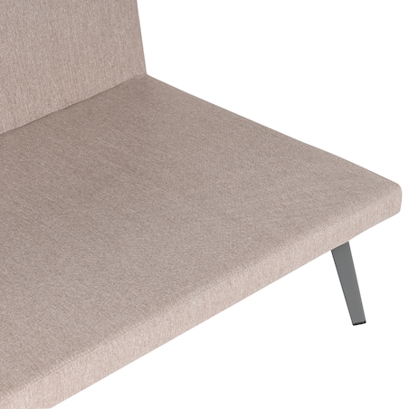 Sofa ogrodowa dla 3 osób LORETELLO Prawostronny Beżowy