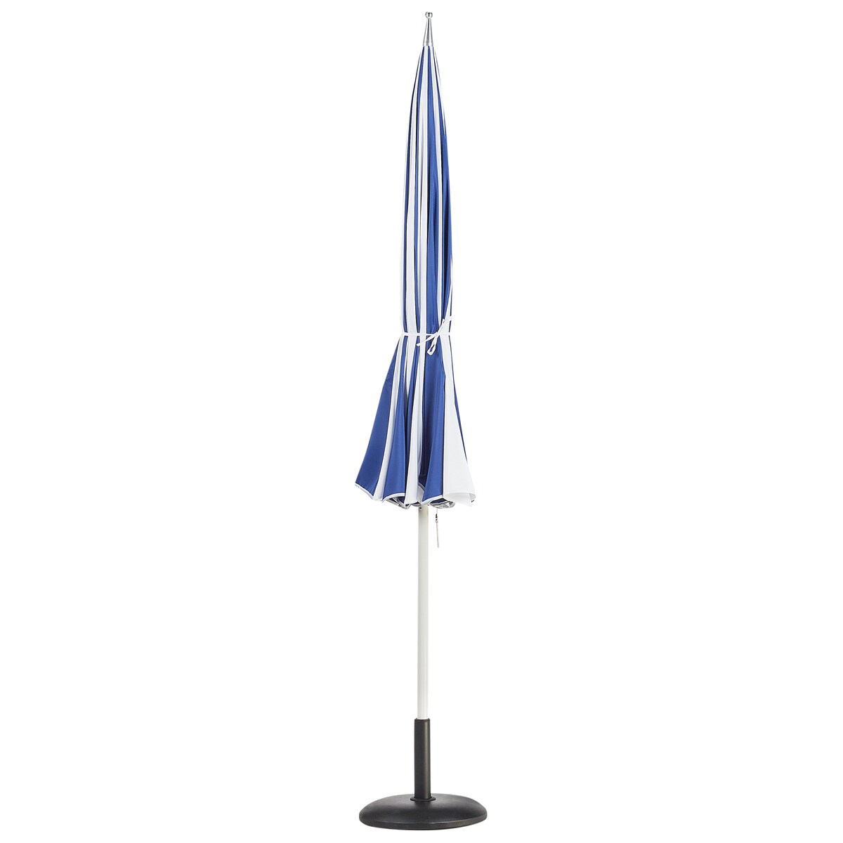Parasol ogrodowy 245 cm MINOA Biały/ niebieski