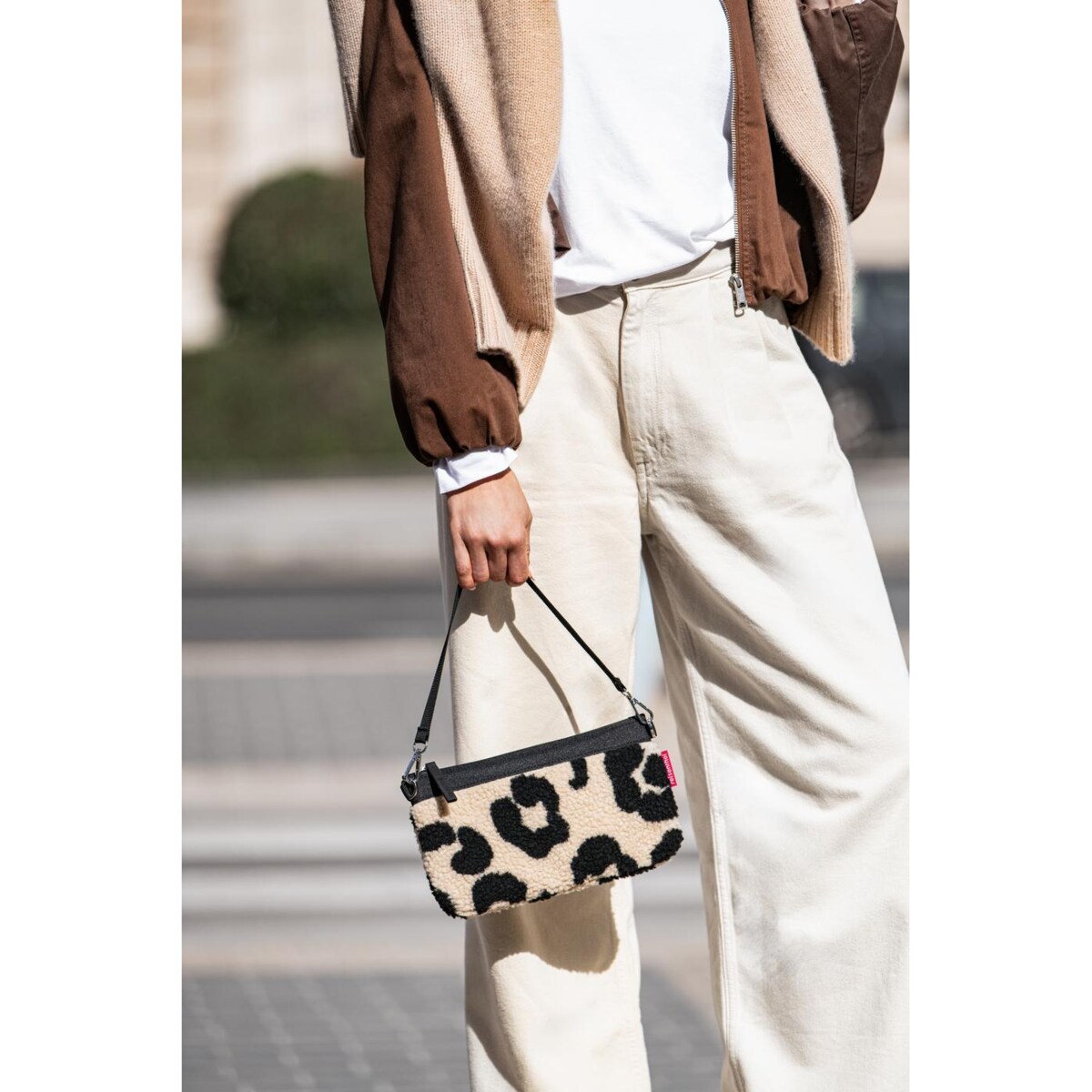 Torba MINI POUCH, teddy leo cream