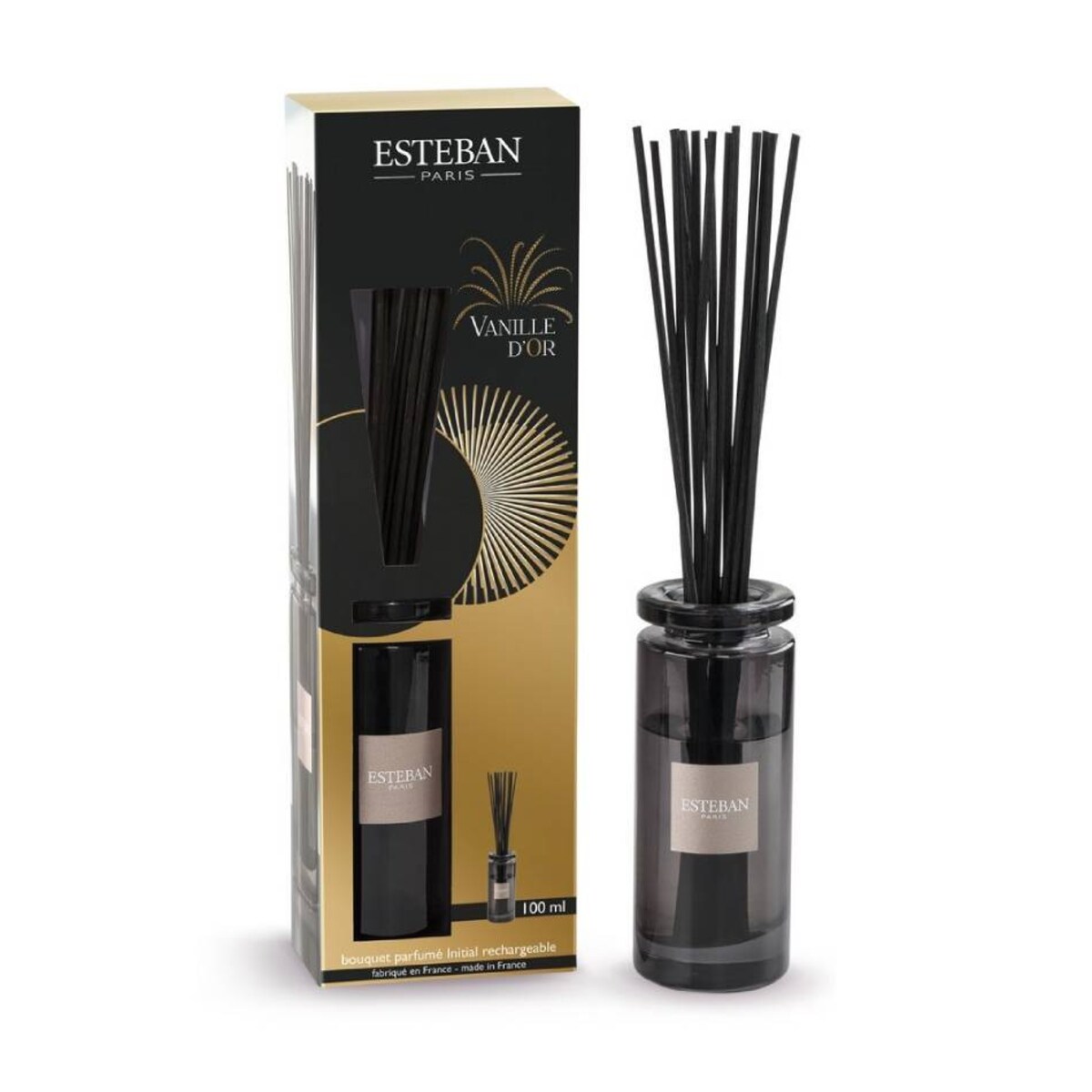 Dyfuzor zapachowy Vanille d'Or, 100 ml, Esteban