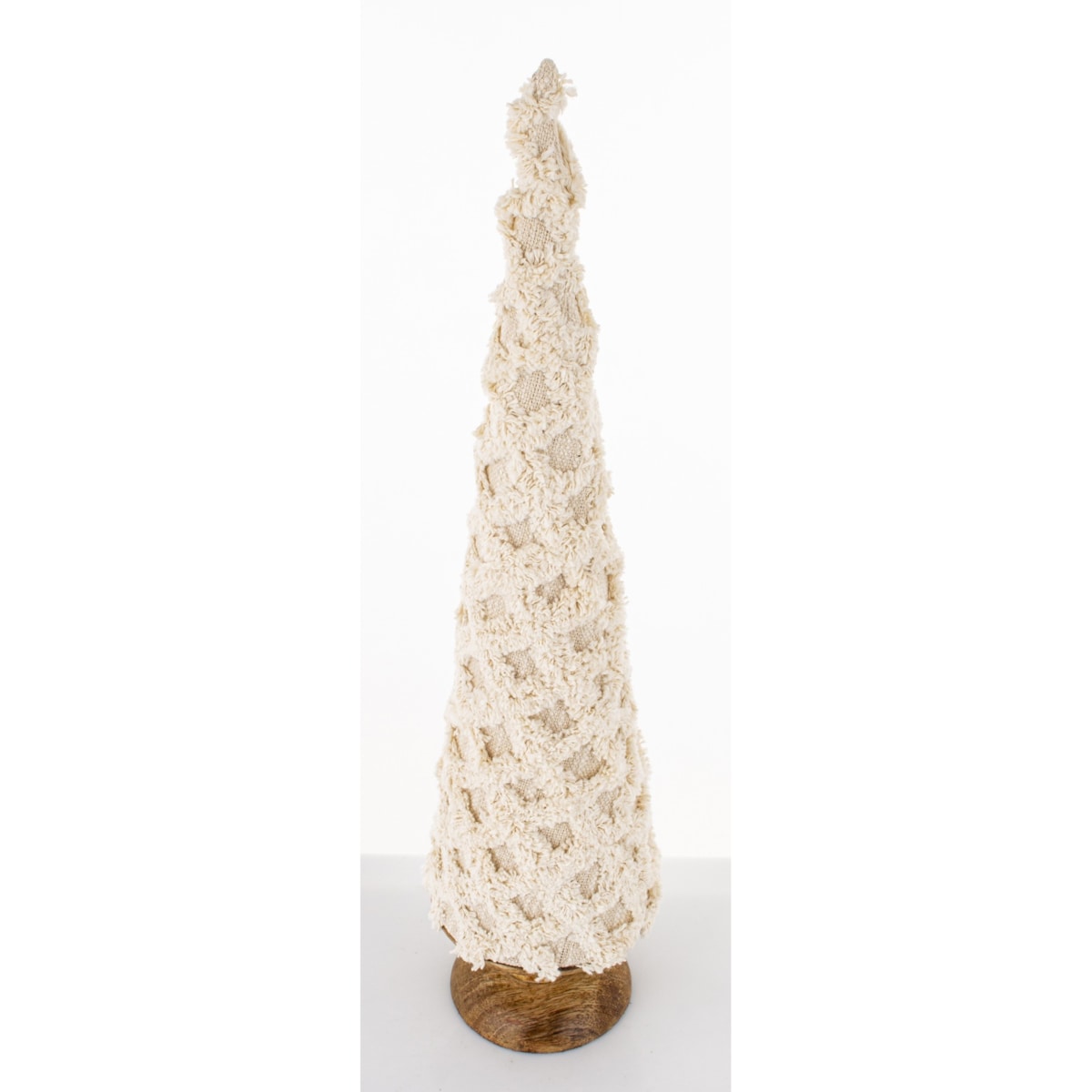 Figurka choinka 54x14x14 cm FAZIO beżowa średnia