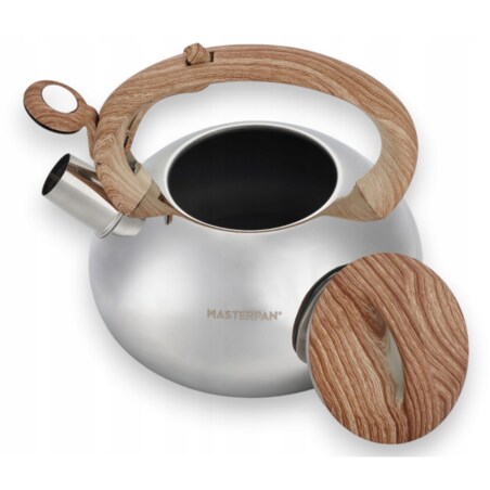 Czajnik Z Gwizdkiem Mały Tradycyjny Stal Nierdzewna 2L Na Indukcję Gaz