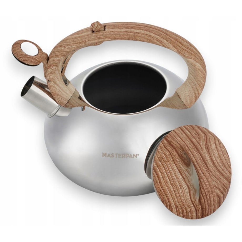 Czajnik Z Gwizdkiem Mały Tradycyjny Stal Nierdzewna 2L Na Indukcję Gaz